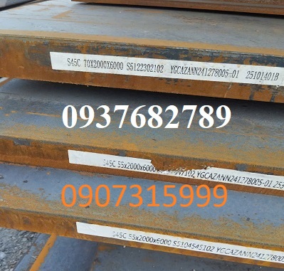Thép tấm C45 dày 50mm hay 55ly Thép tấm C45 dày 50mm hay 55ly