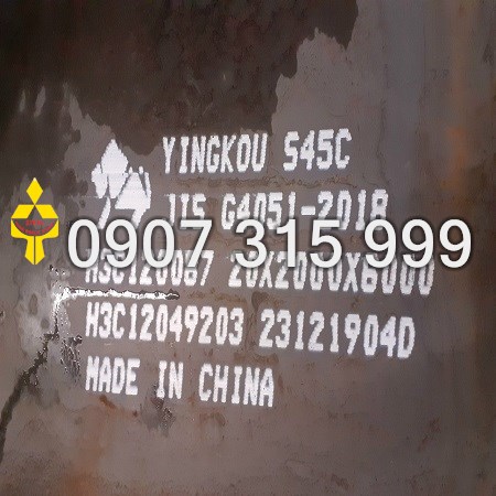 Thép tấm C45 dày 20mm hay 20ly Thép tấm C45 dày 20mm hay 20ly