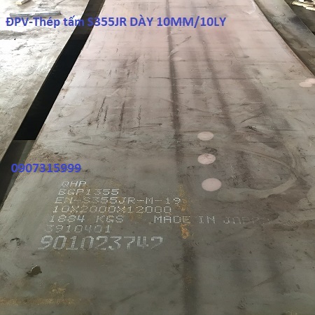 Thép tấm S355JR dày 10ly-10mm-10li Thép tấm S355JR dày 10ly-10mm-10li
