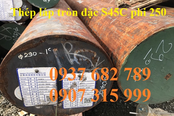 Thép tròn đặc S45C Thép tròn đặc S45C