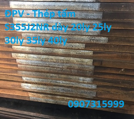 THÉP TẤM S355J2NR dày 20ly/25ly/30ly/35ly/40ly THÉP TẤM S355J2NR dày 20ly/25ly/30ly/35ly/40ly
