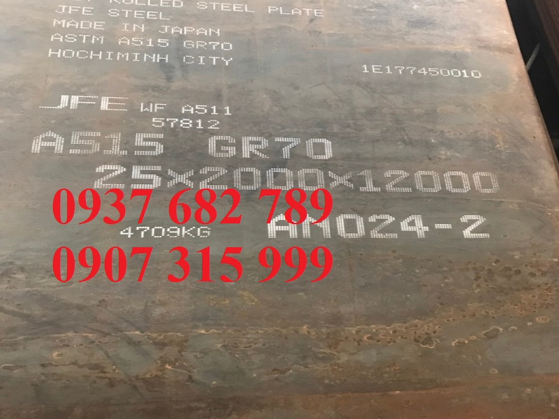 Thép tấm chịu nhiệt ASTM A515 Thép tấm chịu nhiệt ASTM A515