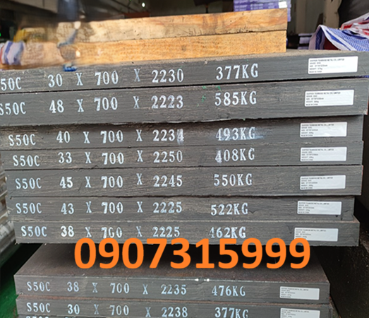 Thép tấm C50 dày 33mm JIS G-4051 YINGKOU Trung Quốc