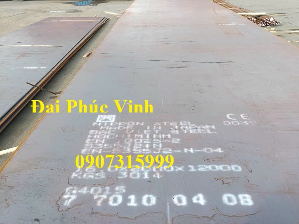 Thép tấm S355J2 (S355J2+N) dày 6mm Thép tấm S355J2 (S355J2+N) dày 6mm