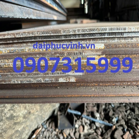 Thép tấm chịu nhiệt ASTM A515 Gr.70 dày 8mm/8ly