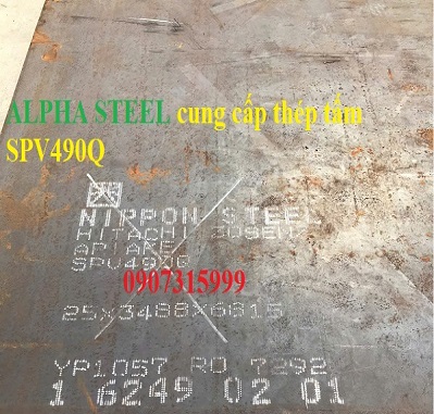 Thép Tấm SPV490/SPV490Q Thép Tấm SPV490/SPV490Q