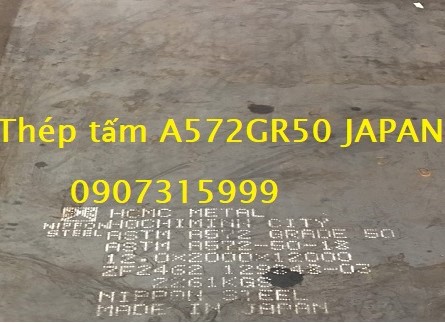 Thép tấm A572 dày 5mm hàng tại kho Thủ Đức TP.HCM Thép tấm A572 dày 5mm hàng tại kho Thủ Đức TP.HCM