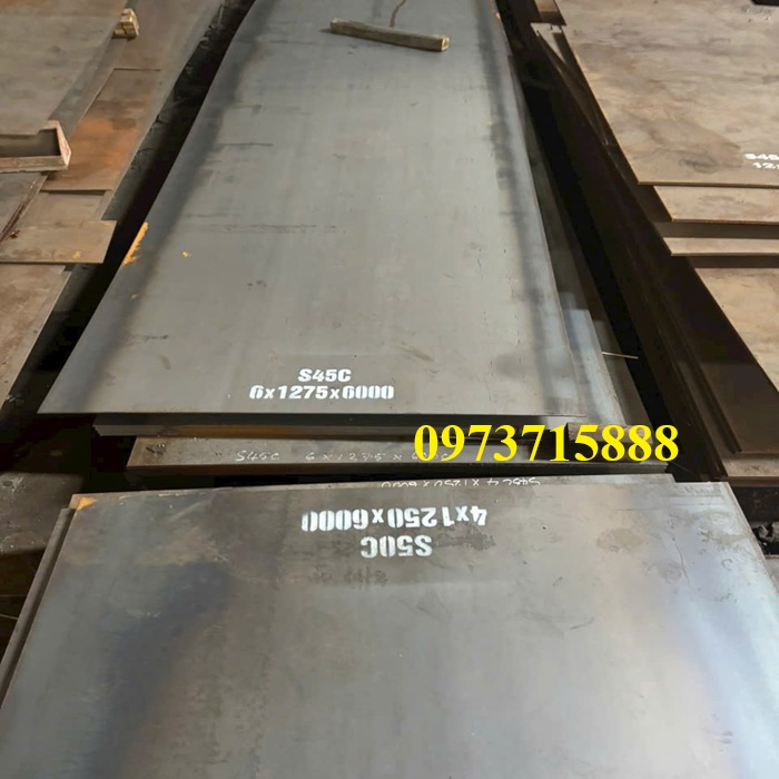 Thép tấm C45 dày 1.6li 1.8li 2li 5li 8li 10li Thép tấm C45 dày 1.6li 1.8li 2li 5li 8li 10li