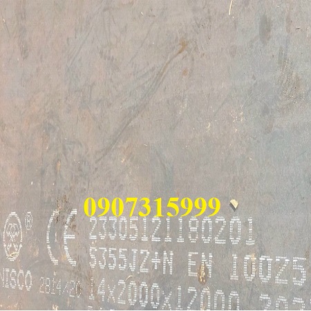 BÁO GIÁ THÉP TẤM S355J2(S355J2+N) dày 14mm/14ly(14li)