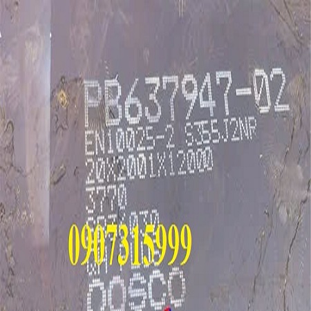 BÁO GIÁ THÉP TẤM S355J2(S355J2+N) dày 20mm/20ly(20li)