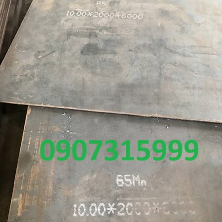 Báo giá thép tấm chịu mài mòn 65MN-65GE dày 10mm/10ly/10li Trung Quốc