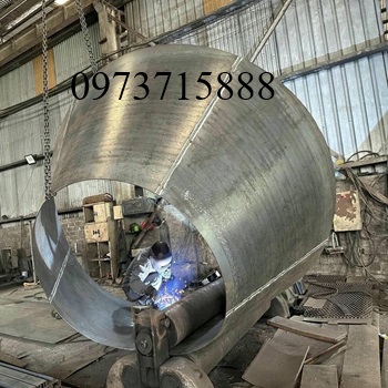 Gia công lốc ống côn thép tấm dày 1mm 2mm 3mm 4mm 5mm 6mm 7mm 8mm 10mm
