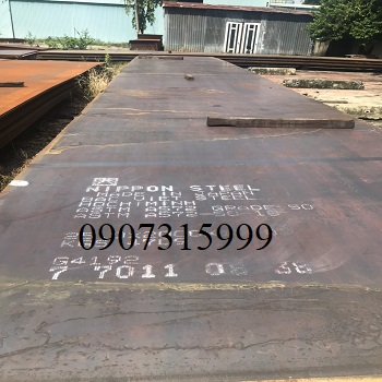 Thép tấm A572 dày 5mm hàng tại kho Thủ Đức TP.HCM