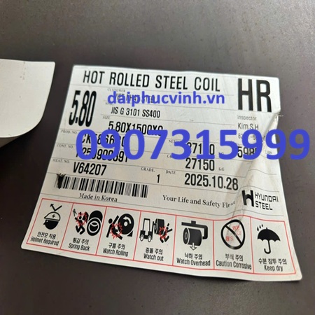 Thép tấm SS400-A36-Q235 dày 5mm/5ly